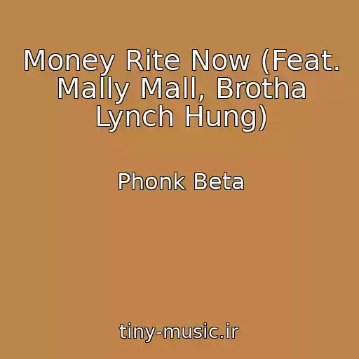کاور آهنگ Money Rite Now (Feat. Mally Mall, Brotha Lynch Hung) از Phonk Beta