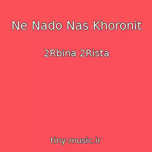 کاور آهنگ Ne Nado Nas Khoronit از 2Rbina 2Rista
