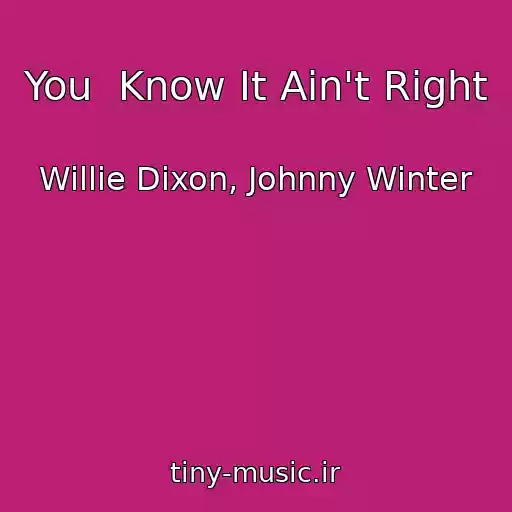 کاور آهنگ You  Know It Ain't Right از Willie Dixon, Johnny Winter