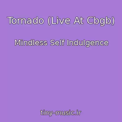 کاور آهنگ Tornado (Live At Cbgb) از Mindless Self Indulgence