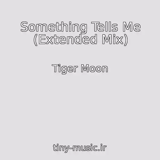 کاور آهنگ Something Tells Me (Extended Mix) از Tiger Moon