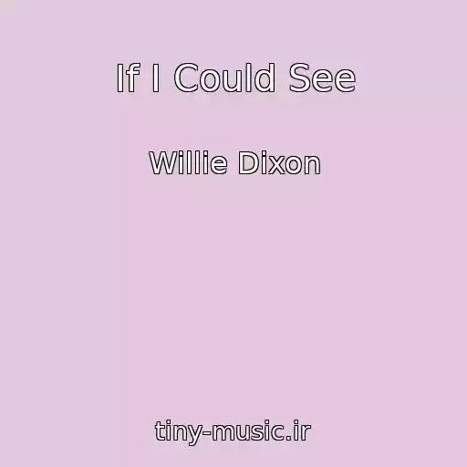 کاور آهنگ If I Could See از Willie Dixon