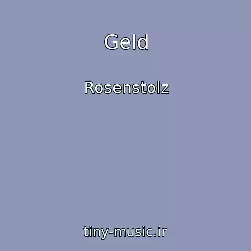 کاور آهنگ Geld از Rosenstolz