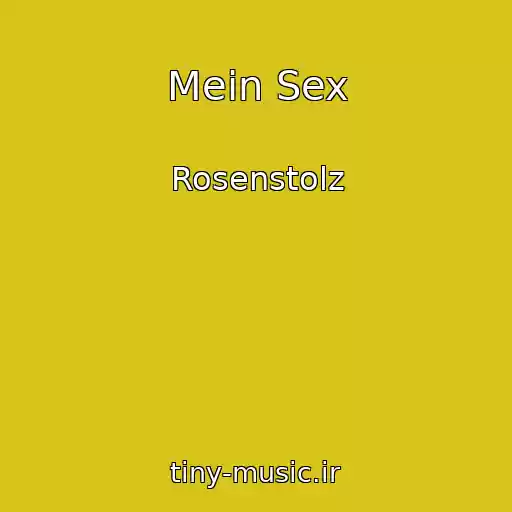 کاور آهنگ Mein Sex از Rosenstolz