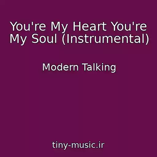 کاور آهنگ You're My Heart You're My Soul (Instrumental) از Modern Talking
