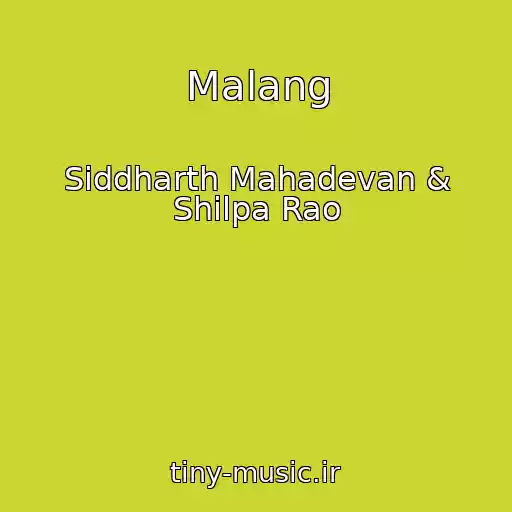 کاور آهنگ Malang از Siddharth Mahadevan & Shilpa Rao