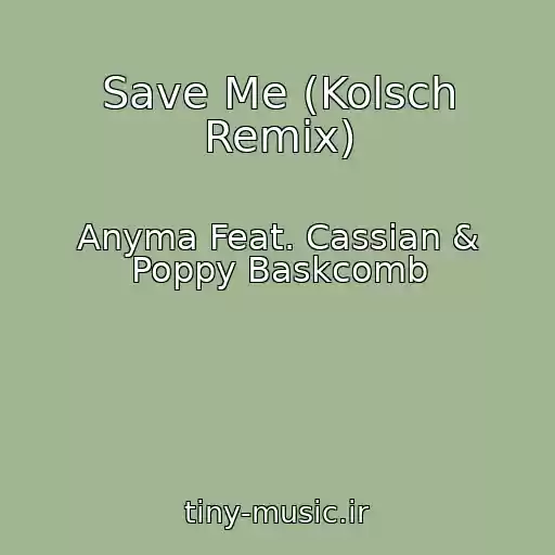 کاور آهنگ Save Me (Kolsch Remix) از Anyma Feat. Cassian & Poppy Baskcomb