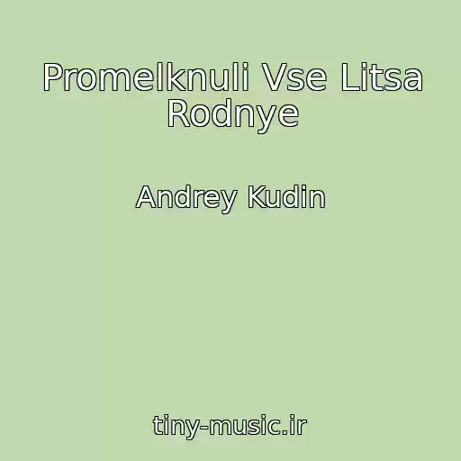 کاور آهنگ Promelknuli Vse Litsa Rodnye از Andrey Kudin