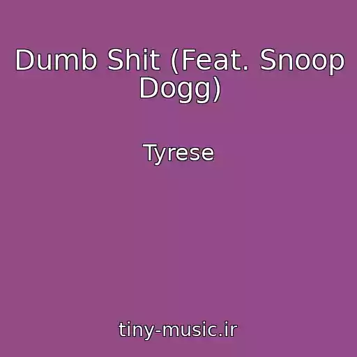 کاور آهنگ Dumb Shit (Feat. Snoop Dogg) از Tyrese