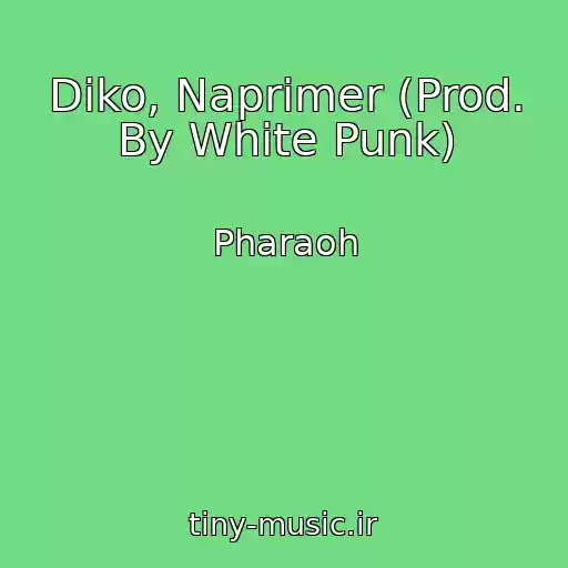 کاور آهنگ Diko, Naprimer (Prod. By White Punk) از Pharaoh