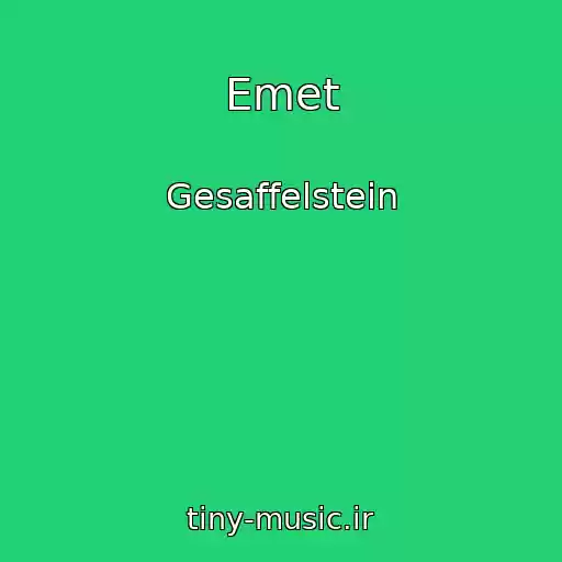 کاور آهنگ Emet از Gesaffelstein