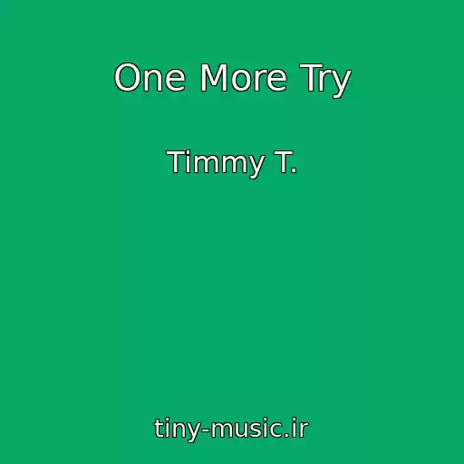 کاور آهنگ One More Try از Timmy T.