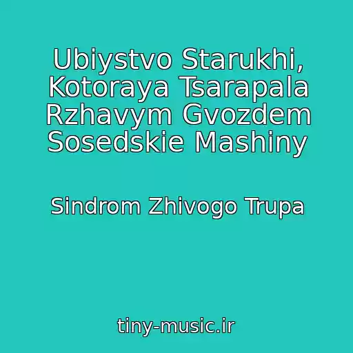کاور آهنگ Ubiystvo Starukhi, Kotoraya Tsarapala Rzhavym Gvozdem Sosedskie Mashiny از Sindrom Zhivogo Trupa