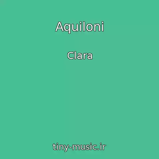 کاور آهنگ Aquiloni از Clara
