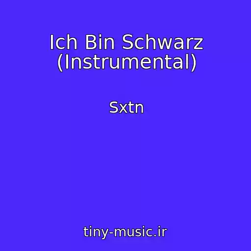 کاور آهنگ Ich Bin Schwarz (Instrumental) از Sxtn
