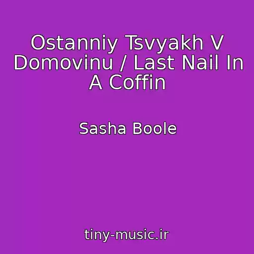 کاور آهنگ Ostannіy Tsvyakh V Domovinu / Last Nail In A Coffin از Sasha Boole