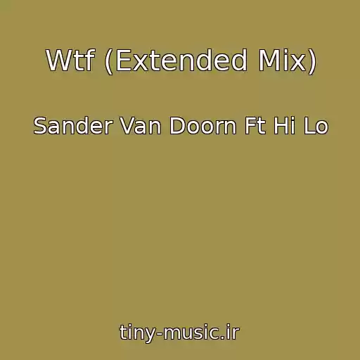 کاور آهنگ Wtf (Extended Mix) از Sander Van Doorn Ft Hi Lo