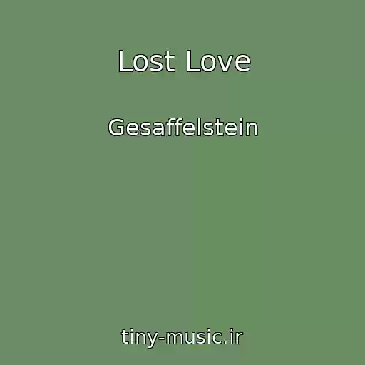 کاور آهنگ Lost Love از Gesaffelstein