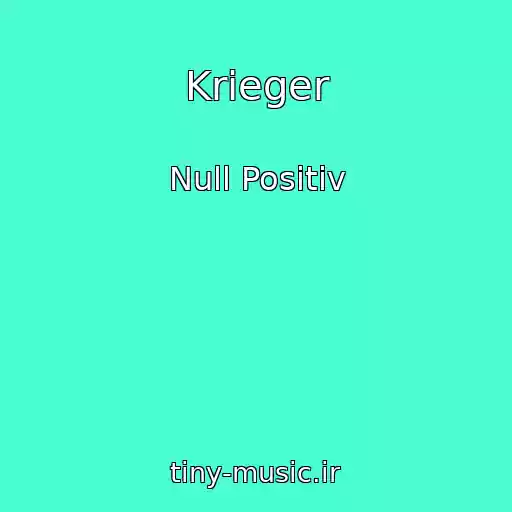 کاور آهنگ Krieger از Null Positiv