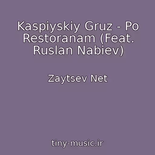 کاور آهنگ Kaspiyskiy Gruz - Po Restoranam (Feat. Ruslan Nabiev) از Zaytsev Net