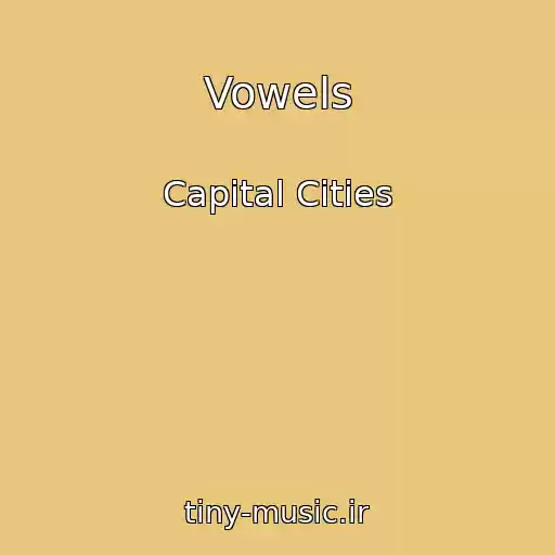 کاور آهنگ Vowels از Capital Cities