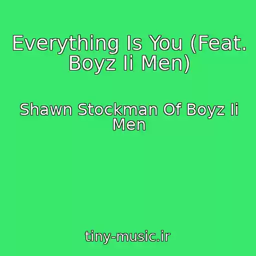 کاور آهنگ Everything Is You (Feat. Boyz Ii Men) از Shawn Stockman Of Boyz Ii Men
