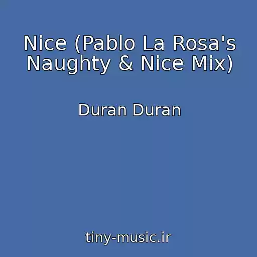 کاور آهنگ Nice (Pablo La Rosa's Naughty & Nice Mix) از Duran Duran