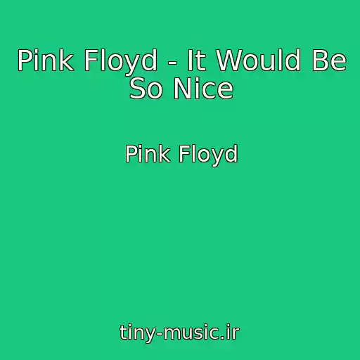 کاور آهنگ Pink Floyd - It Would Be So Nice از Pink Floyd