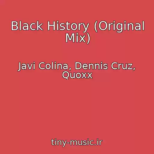کاور آهنگ Black History (Original Mix) از Javi Colina, Dennis Cruz, Quoxx