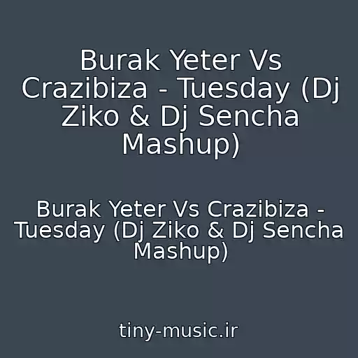 کاور آهنگ Burak Yeter Vs Crazibiza - Tuesday (Dj Ziko & Dj Sencha Mashup) از Burak Yeter Vs Crazibiza - Tuesday (Dj Ziko & Dj Sencha Mashup)