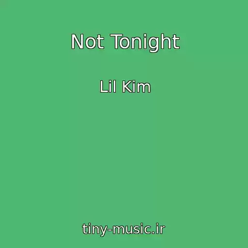کاور آهنگ Not Tonight از Lil Kim