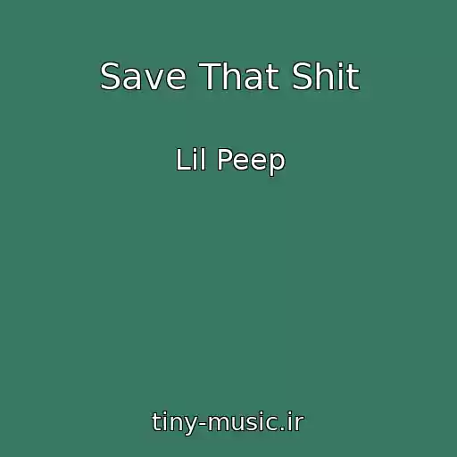 کاور آهنگ Save That Shit از Lil Peep