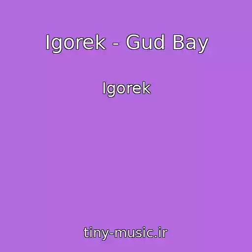 کاور آهنگ Igorek - Gud Bay از Igorek