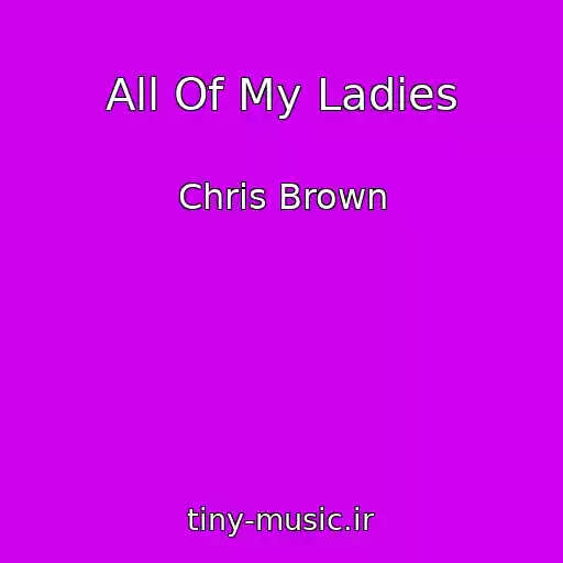 کاور آهنگ All Of My Ladies از Chris Brown
