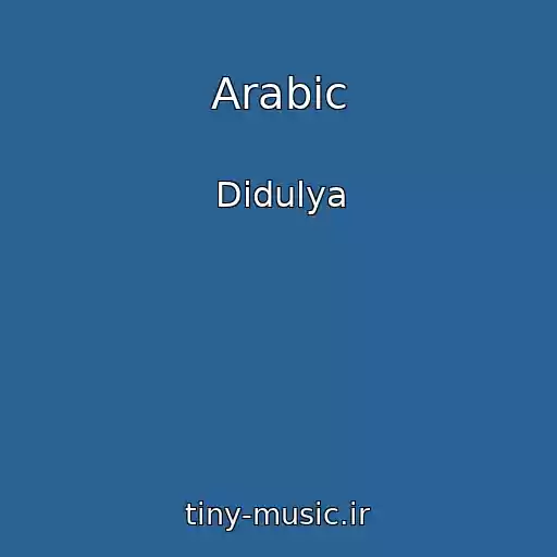 کاور آهنگ Arabic از Didulya
