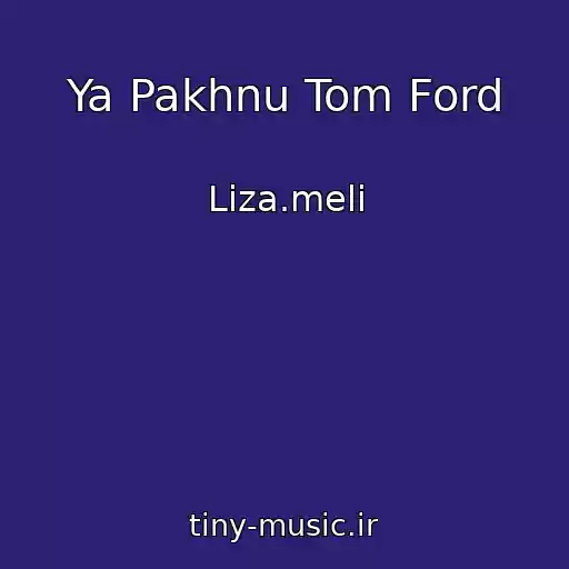 کاور آهنگ Ya Pakhnu Tom Ford از Liza.meli