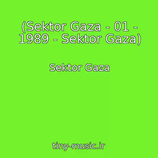 کاور آهنگ (Sektor Gaza - 01 - 1989 - Sektor Gaza) از Sektor Gaza