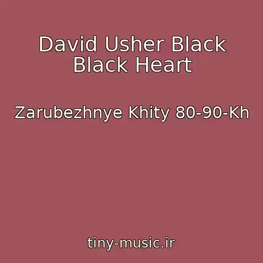 کاور آهنگ David Usher Black Black Heart از Zarubezhnye Khity 80-90-Kh