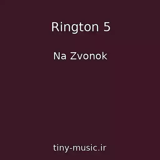 کاور آهنگ Rington 5 از Na Zvonok