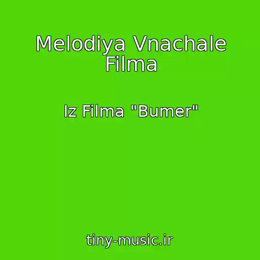 کاور آهنگ Melodiya Vnachale Filma از Iz Filma "Bumer"