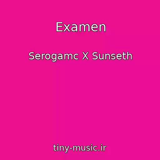 کاور آهنگ Examen از Serogamc X Sunseth