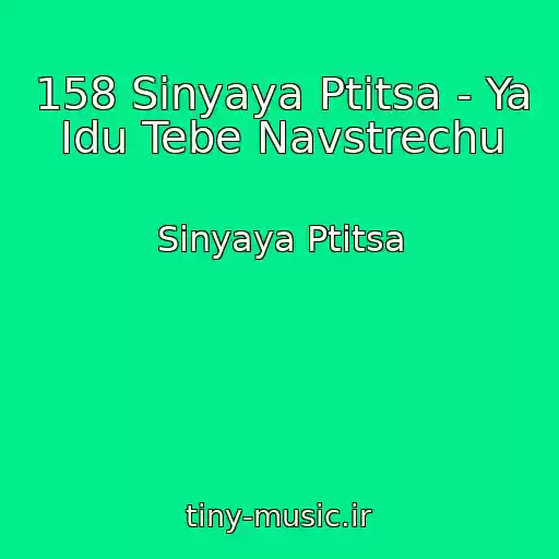 کاور آهنگ 158 Sinyaya Ptitsa - Ya Idu Tebe Navstrechu از Sinyaya Ptitsa