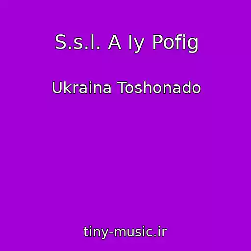 کاور آهنگ S.s.l. A Iy Pofig از Ukraina Toshonado