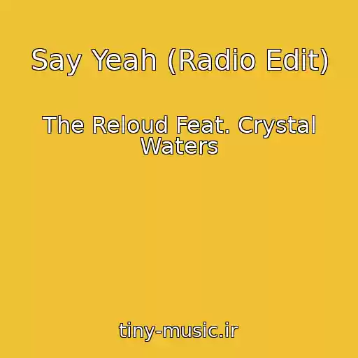 کاور آهنگ Say Yeah (Radio Edit) از The Reloud Feat. Crystal Waters