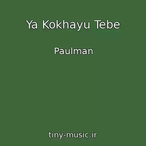 کاور آهنگ Ya Kokhayu Tebe از Paulman