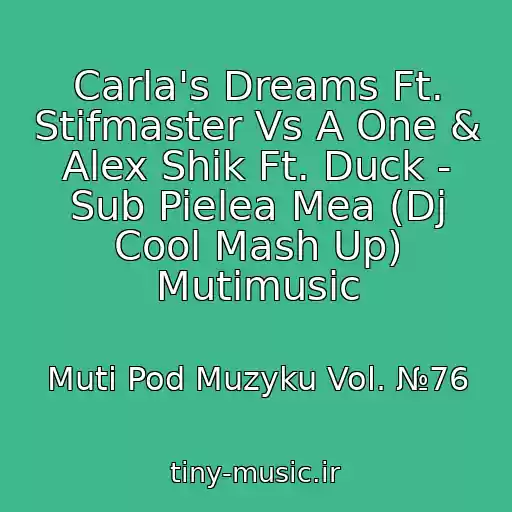 کاور آهنگ Carla's Dreams Ft. Stifmaster Vs A One & Alex Shik Ft. Duck - Sub Pielea Mea (Dj Cool Mash Up) Mutimusic از Muti Pod Muzyku Vol. №76