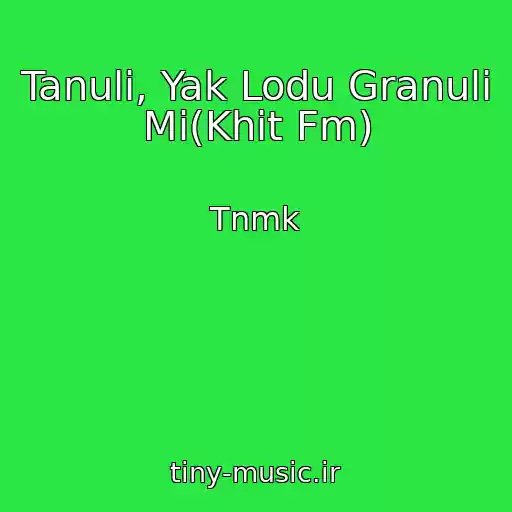 کاور آهنگ Tanuli, Yak Lodu Granuli Mi(Khit Fm) از Tnmk
