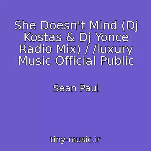 کاور آهنگ She Doesn't Mind (Dj Kostas & Dj Yonce Radio Mix) / /luxury Music Official Public از Sean Paul