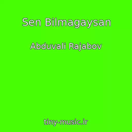 کاور آهنگ Sen Bilmagaysan از Abduvali Rajabov