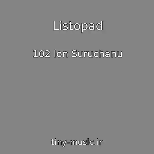 کاور آهنگ Listopad از 102 Ion Suruchanu